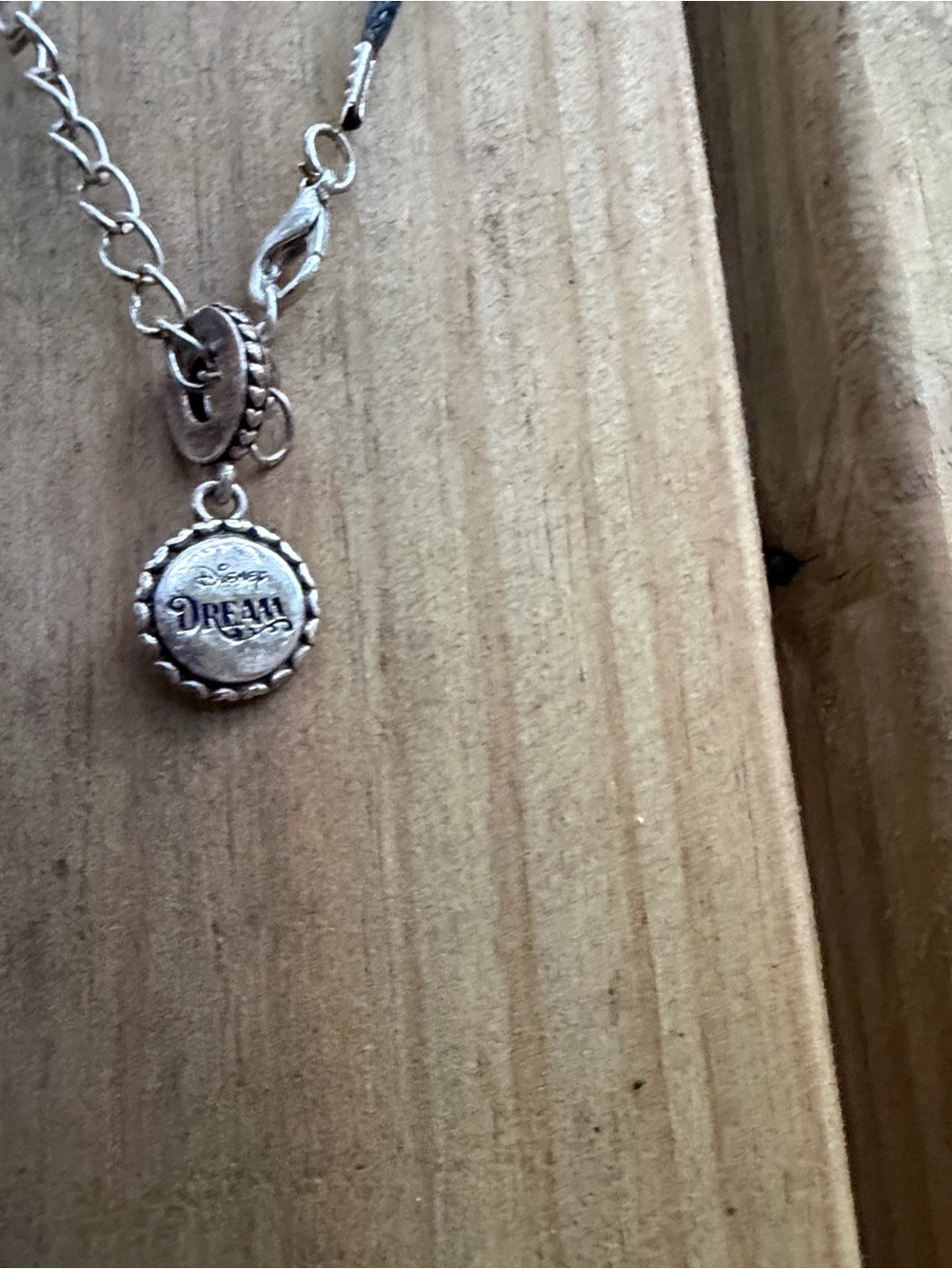 DCL Disney cruise line Dream Charm Silver-Pendant Necklace